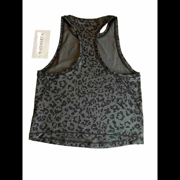 Athleta Leopard Shanti Crop Tank NWT - Picture 6 of 6
